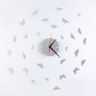 Часы-наклейка, серия: DIY, "Бабочки", плавный ход, d-15 см, 20.5 х 20.5 см, 1 АА, - фото 320404804