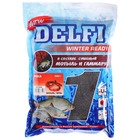 Прикормка зимняя увлажненная DELFI ICE Ready, река, мотыль/червь, 500 г - фото 321978601