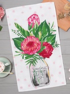 Кухонное полотенце «Доляна. Протея», 35×60 см, 100% хлопок, 160 г/м² - Фото 3