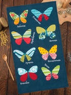 Кухонное полотенце «Доляна. Радужные бабочки», 35×60 см, 100% хлопок, 160 г/м² - Фото 3