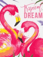 Кухонное полотенце «Доляна. Фламинго», 35×60 см, 100% хлопок, 160 г/м² - Фото 5