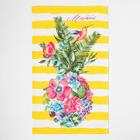 Полотенце кухонное «Цветочный ананас» 35х60 см - Фото 2