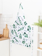 Фартук «Доляна» Eucalyptus, белый, 60×65 см, 100% хлопок, 164 г/м² - Фото 6