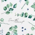 Скатерть «Доляна» Eucalyptus, 110×144 см, 100% хлопок, 164 г/м² - Фото 1