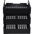 Набор лотков для бумаг «Стамм» STRONG, горизонтальный, на металлических стержнях, 3 отделения, чёрный - Фото 8