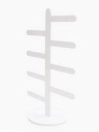 Подставка под серьги QF, 8 ответвлений (по 3 пары), на 24 пары, 10×22×30 см, белая - Фото 2