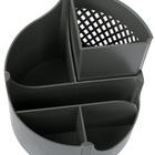 Подставка-органайзер для канцелярии "Офис Класс 360°" серая - Фото 6