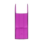 Лоток для бумаг вертикальный "Фаворит", тонированный, фиолетовый, слива - Фото 5