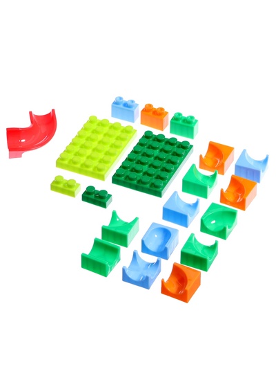 Конструктор блочный марблс «Турбошарики», 154 детали