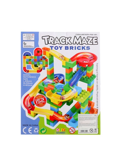 Конструктор блочный марблс «Турбошарики», 154 детали