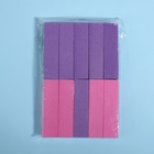 Баф наждачный для ногтей, четырёхсторонний, 9,3 × 2,5 × 2,5 см, фасовка 10 шт в пакете, цвет МИКС - Фото 7