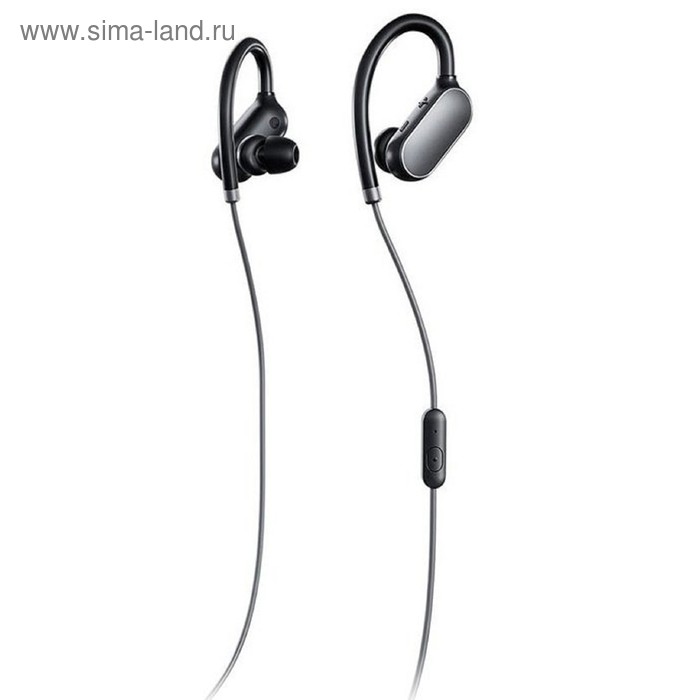 Наушники Xiaomi Mi Sports Bluetooth Earphones, черные - Фото 1