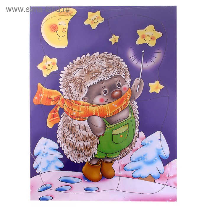 Развивающая рамка "Ёжик" - Фото 1