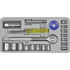 Набор инструментов DEXX 27602-H20, 20 предметов, 4-17 мм, 1/4", 3/8" - фото 298281082