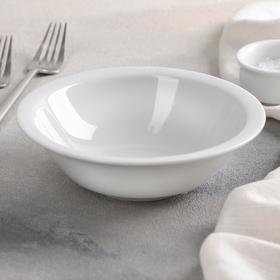 Салатник Добрушский завод «Тренд», 350 мл, d=16 см, фарфор, белый