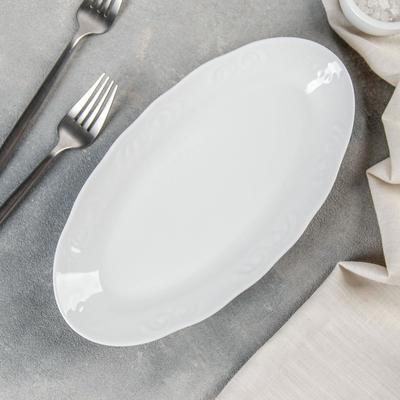 Селёдочница «Надежда», фарфор, белая