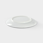 Тарелка фарфоровая «Палитра», d=17,5 см, белая - Фото 3