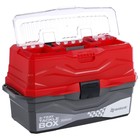 Ящик рыболовный Tackle Box трёхполочный NISUS, красный - Фото 3