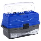 Ящик рыболовный Tackle Box трёхполочный NISUS, синий - Фото 3