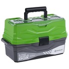 Ящик рыболовный Tackle Box трёхполочный NISUS, зеленый - Фото 2