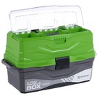 Ящик рыболовный Tackle Box трёхполочный NISUS, зеленый - фото 7146289