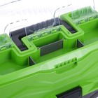 Ящик рыболовный Tackle Box трёхполочный NISUS, зеленый - Фото 4
