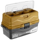 Ящик рыболовный Tackle Box трёхполочный NISUS, золотой - Фото 3