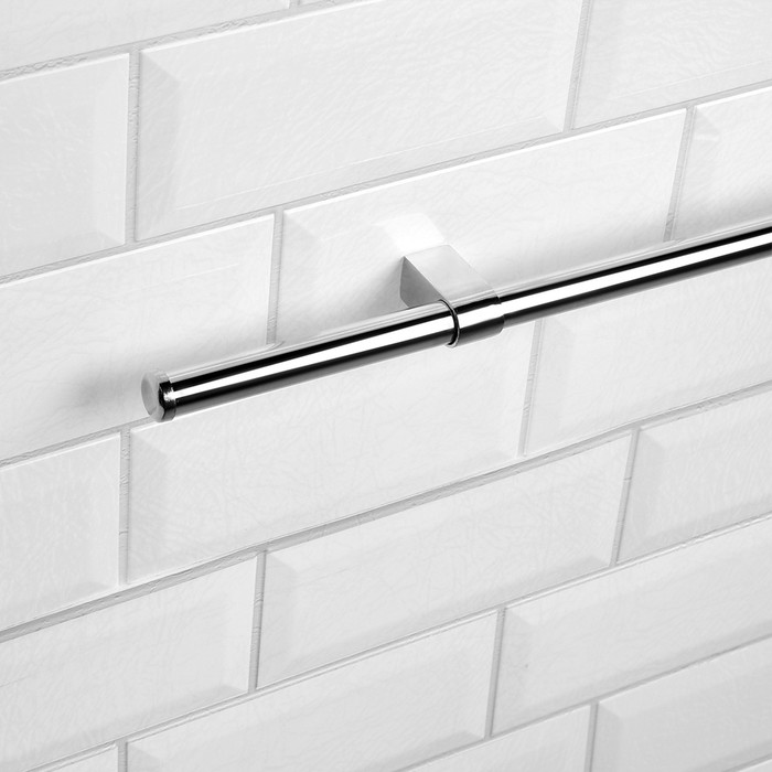 Комплект Рейлинга Модерн, 2 заглушки, 2 держателя, Труба 1000 мм - Фото 1