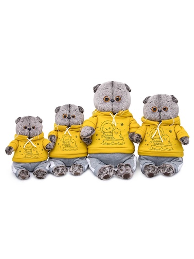 Мягкая игрушка «Кот Басик», в спортивном костюме, 22 см