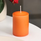 Свеча - цилиндр ароматическая "Апельсин", 4х6 см - фото 6264707