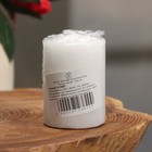 Свеча - цилиндр ароматическая "Белая лилия", 4х6 см - Фото 4