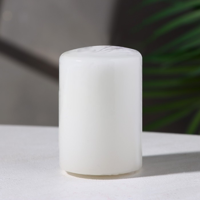 Свеча - цилиндр ароматическая "Кокосовый рай", 4х6 см - фото 1890895971