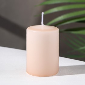 Свеча - цилиндр ароматическая 'Корица', 4х6 см