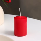 Свеча - цилиндр ароматическая "Сладкая малина", 4х6 см - Фото 2