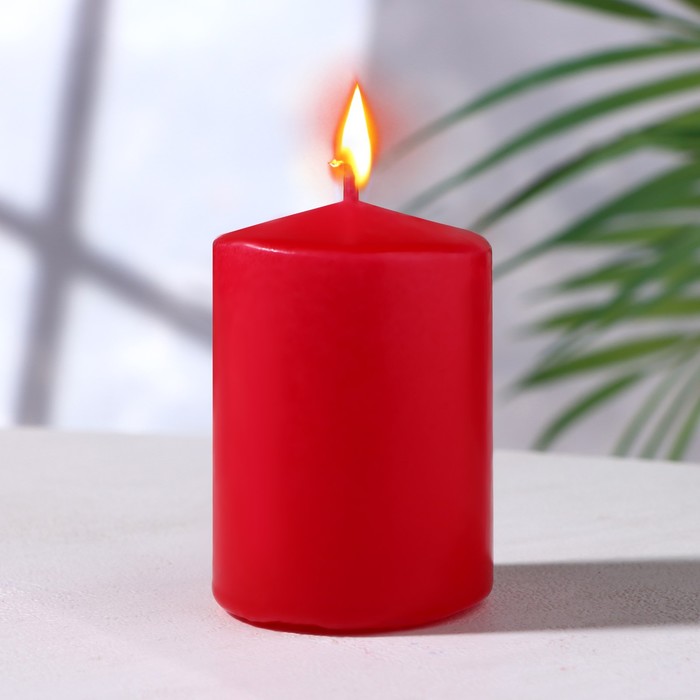 Свеча - цилиндр ароматическая "Цветущий сад" 4х6 см - Фото 1