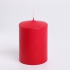 Свеча - цилиндр ароматическая "Бархатная роза", 5,6х8 см - Фото 2