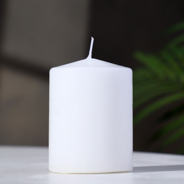 Свеча - цилиндр ароматическая "Белая лилия", 5,6х8 см - Фото 1