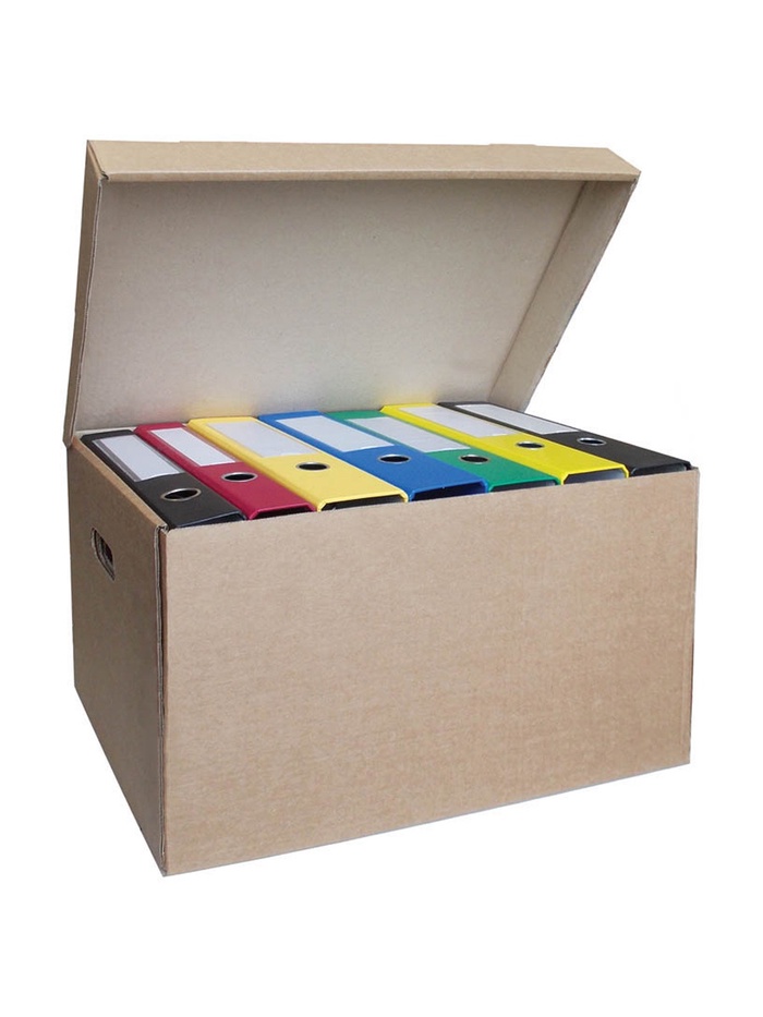 Коробка для хранения, офисная, крафт, 480×325×295 мм - Фото 1