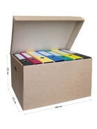 Коробка для хранения, офисная, крафт, 480×325×295 мм - Фото 2