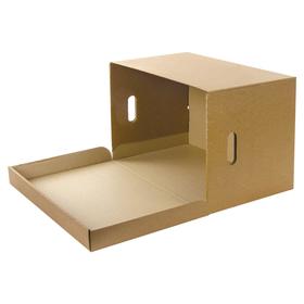 Коробка для хранения, офисная, крафт, 480×325×295 мм 4754027