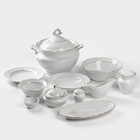 Сервиз столовый Добрушский завод «Бельё», 48 предметов, фарфор, белый - Фото 2