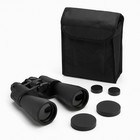 Бинокль «Турист» Мастер К, 10-30×60, регулируемый зум, с чехлом, чёрный, линзы рубин - Фото 1