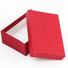 Набор коробок 3 в 1 "Бордовая ребристая", 19 х 12 х 7,5 - 15 х 10 х 5 см - Фото 4