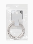 Браслет пружинка со стразами «Жемчуг», d=5.5, белый в серебре - Фото 8