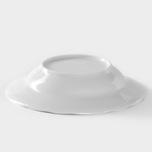 Тарелка глубокая Добрушский завод «Бельё», 250 мл, d=20 см, фарфор, белая - Фото 3