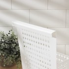 Корзина для хранения навесная на дверцу «Лофт», 24.5×9.5×31.5 см, белый - Фото 6