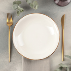 Тарелка фарфоровая глубокая «Глеам», 400 мл, цвет белый - Фото 2