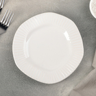Тарелка керамическая пирожковая «Антик», d=16,5 см, цвет белый - Фото 1