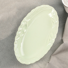 Блюдо «Колосок» 25х15х3,5 см, цвет зеленый - Фото 1