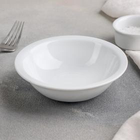 Салатник Добрушский завод «Тренд», 230 мл, d=14 см, фарфор, белый